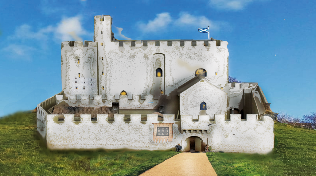Dundonald Castle Rebuild Unveiled! Dundonald Castle and Visitor Centre